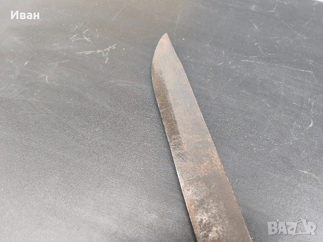 Стар ръчно изработен нож , снимка 10 - Ножове - 53633969