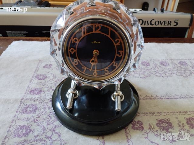 Настолен руски часовник, снимка 7 - Антикварни и старинни предмети - 45208322