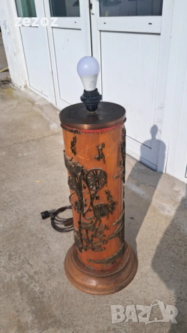 Индустриална подова лампа, снимка 2 - Настолни лампи - 53813693