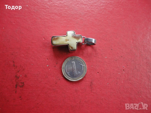 Страхотен сребърен кръст 1 