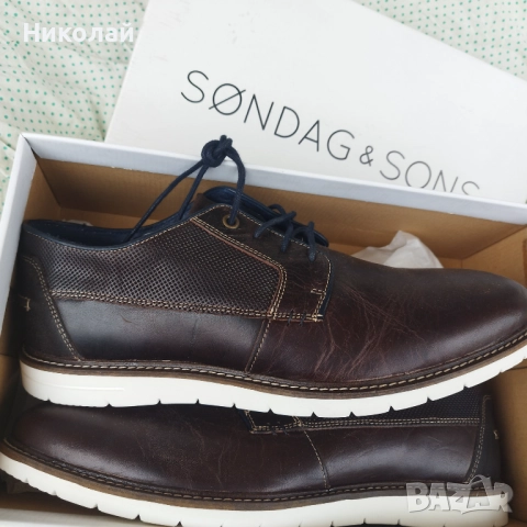 Мъжки обувки Sondag & Sons размер 45-29,5 см, снимка 3 - Ежедневни обувки - 52056092