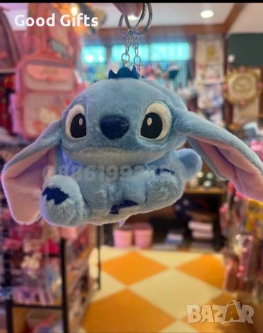 Плюшена играчка Ключодържател Лило и Стич Stitch, Мек ключодържател, снимка 5 - Плюшени играчки - 46742602