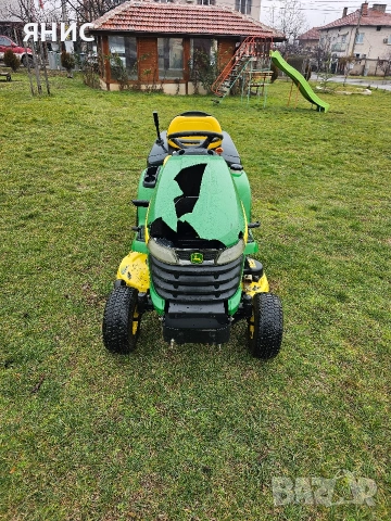 ТРАКТОРНА КОСАЧКА JOHN DEERE/KAWASAKI 18.K.C. X300R. ПЕРФЕКТНА , снимка 2 - Градинска техника - 53223272