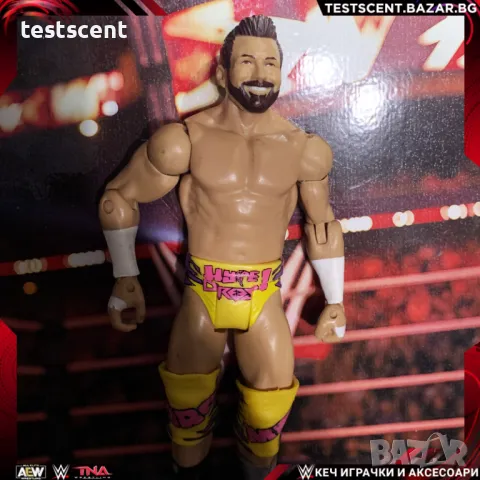 Екшън фигура WWE Zack Ryder Mattel Зак Райдър Мат Кардона figure wrestling играчка, снимка 1 - Колекции - 49152616