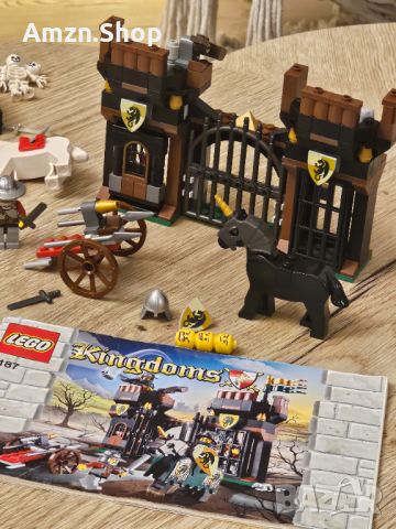 Lego kingdoms 6918 и 7187 ( имат липси ) + други Lego Castle части и коне , снимка 8 - Конструктори - 46636375