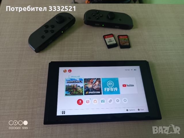 Nintendo Switch + 2игри, снимка 7 - Nintendo конзоли - 45823990