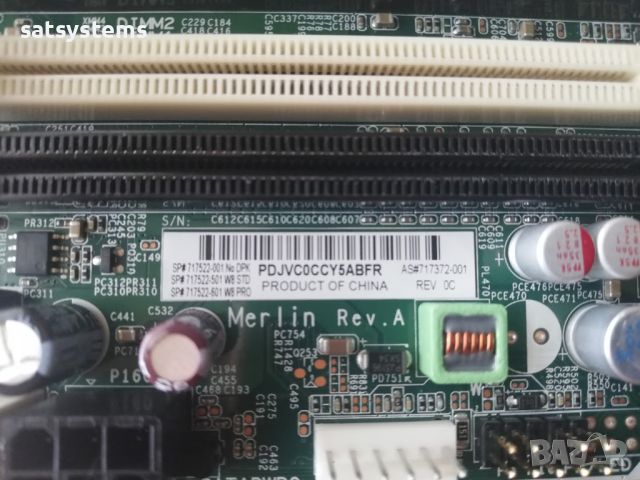 Дънна платка HP EliteDesk 800 G1 SFF Merlin Rev.A Socket LGA1150, снимка 6 - Дънни платки - 46462214