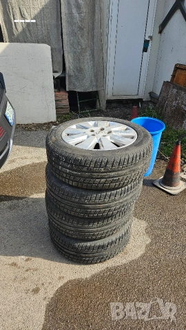 Алуминиеви джанти Opel + гуми Riken 205/55/16 94W XL DOT21, снимка 3 - Гуми и джанти - 53706777