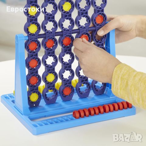 Hasbro Gaming Connect 4 Spin Game, семейна настолни игри за 2 играчи, снимка 2 - Настолни игри - 45343869