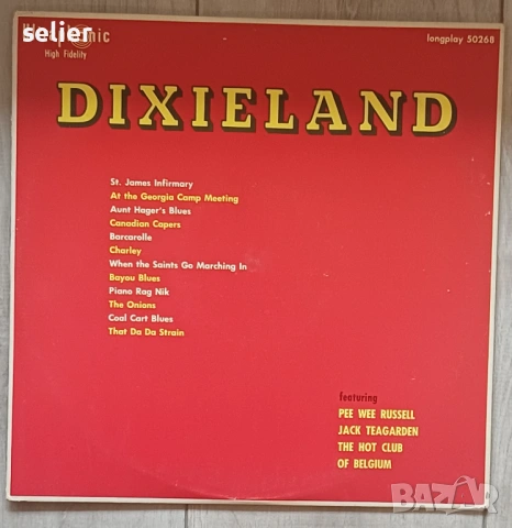 Dixieland Издание 🇺🇸 USA 1958г Стил:Dixieland, Ragtime,jazz Състояние на винила:VG+ Състоянуе на о