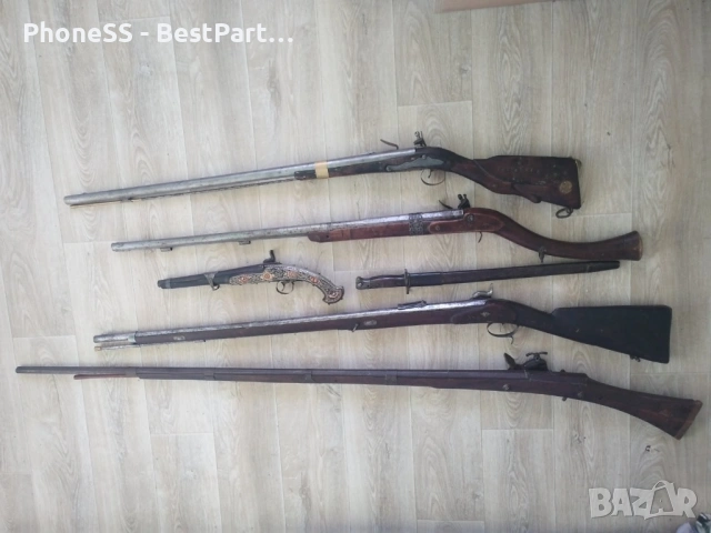 Стари предно пълнещи пушки и пищови, снимка 3 - Антикварни и старинни предмети - 53636244