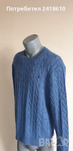 POLO Ralph Lauren Cable Cotton / Knit Mens Size XL НОВО! ОРИГИНАЛ! Мъжки Пуловер!, снимка 3 - Пуловери - 48854329