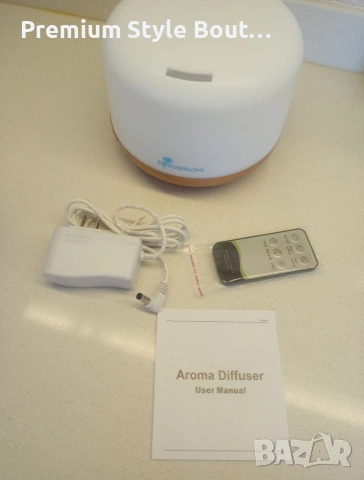 Арома дифузер - овлажнител за въздух с дистанционно управление, снимка 2 - Други стоки за дома - 53896013