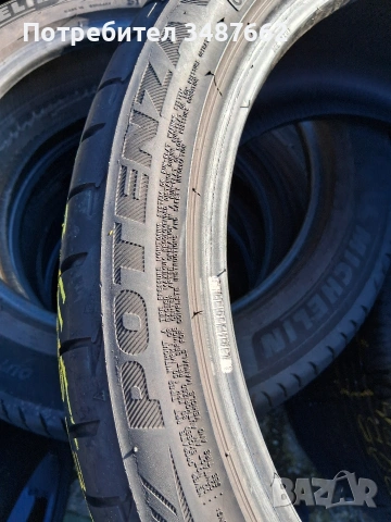 245 35 18 BRIDGESTONE 2бр летни RUN FLAT , снимка 7 - Гуми и джанти - 53816161