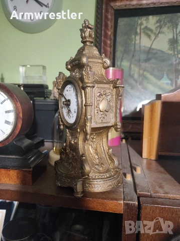 Стар Механичен Часовник с Махало, снимка 4 - Антикварни и старинни предмети - 52108382