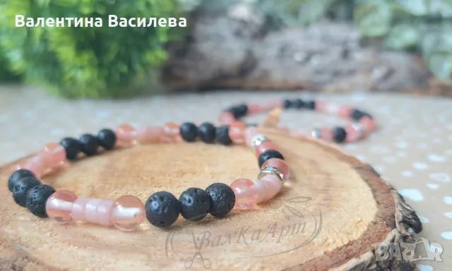 Ръчно изработени гривни с естествени материали, снимка 3 - Колиета, медальони, синджири - 50383725