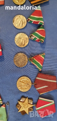 колекция от медали и отличия, вероятно военни или държавни награди, снимка 8 - Колекции - 52207747