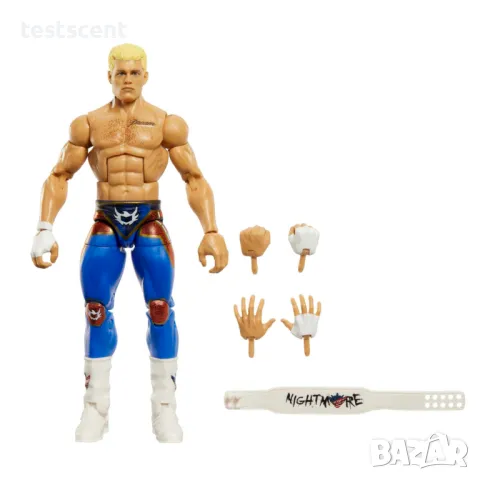 Екшън фигура WWE Cody Rhodes The American Nightmare Коуди Роудс Mattel Elite Rumble играчка figure, снимка 5 - Колекции - 48361536