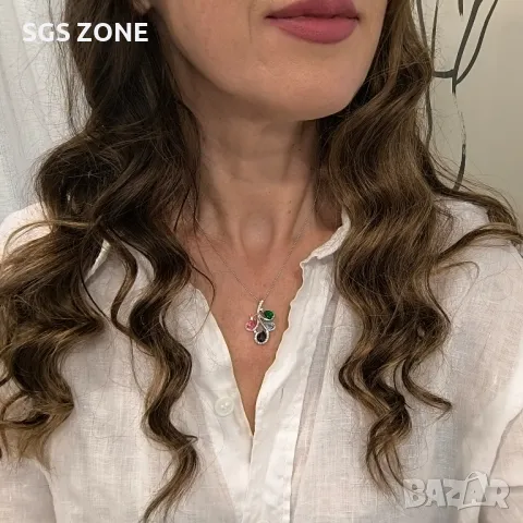 Супер Висулка с Естествени Камъни , снимка 4 - Колиета, медальони, синджири - 49762408