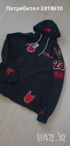 Jordan Full Zip Hoodie Slim Fit Mens Size 2XL НОВО! ОРИГИНАЛ! Мъжки Суичер!, снимка 1 - Спортни дрехи, екипи - 47131114