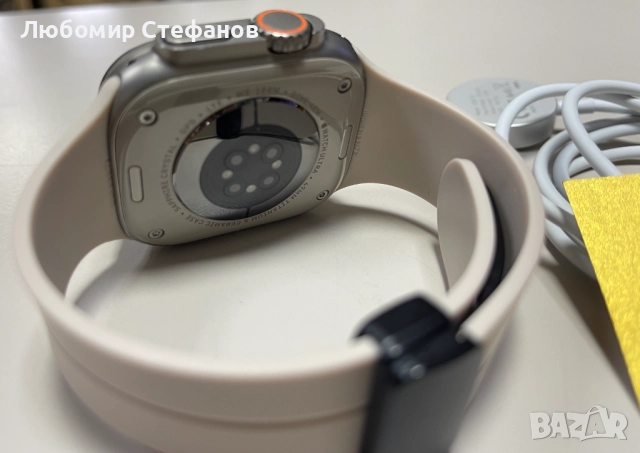Смарт часовник Apple Watch Ultra GPS + Cellular, Titanium 49mm , снимка 5 - Смарт часовници - 52361651