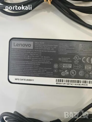 +Гаранция! Зарядно захранване захранващ адаптер лаптоп Lenovo Леново Type C , снимка 3 - Друга електроника - 50035261