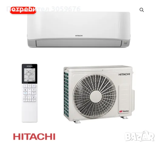 Климатик Hitachi AirHome 400 21000 BTU RAK-DJ60PHAE/RAC-DJ60PHAE, снимка 1 - Климатици - 47698161