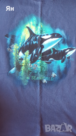 Тениска с делфини - Sea World, снимка 1 - Тениски - 45004223