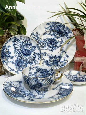 Руски порцелан ЛФЗ , снимка 2 - Сервизи - 54015014