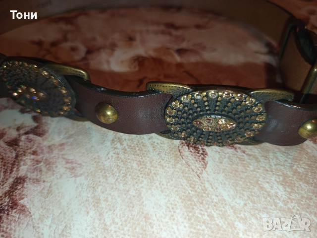 MADELEINE Италиански Дамски Колан от Естествена Кожа Нов 95см., снимка 7 - Колани - 52777302