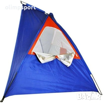 Плажна палатка (сенник) с дъно, основа трапец 270х120 см, височина 140см., снимка 3 - Палатки - 54023352