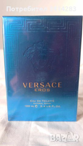 Мъжка парфюмна вода VERSACE EROS 100 мл., снимка 1 - Мъжки парфюми - 46455726