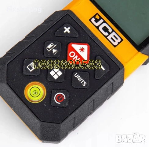 Лазерна ролетка с максимален обхват на измерване 65 метра JCB, снимка 5 - Измервателни инструменти - 51565039