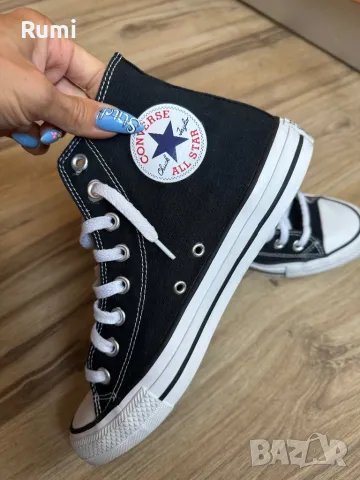 Оригинални високи черни кецове CONVERSE ! 40 н, снимка 1