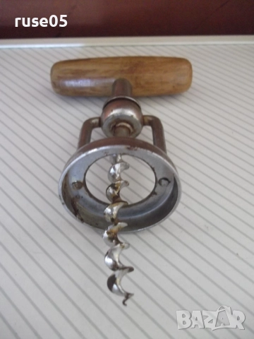 Тирбушон стар от соца с дървена дръжка, снимка 6 - Други - 51955035