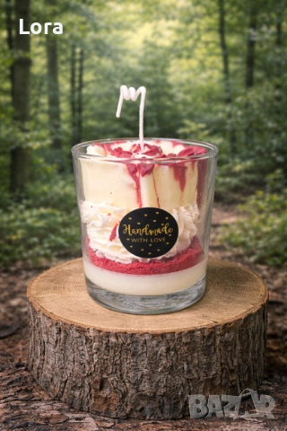 Ръчно изработена ароматна свещ 