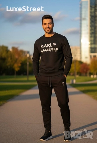 Мъжки Комплект 🤍 Karl Lagerfeld , снимка 2 - Спортни дрехи, екипи - 52436780