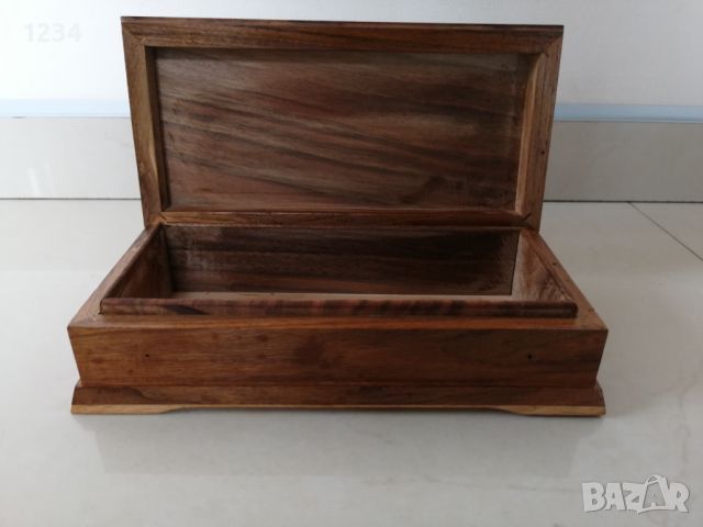 Дървена кутия 20 х 10 h 5.5 см. , снимка 1 - Други стоки за дома - 45716103