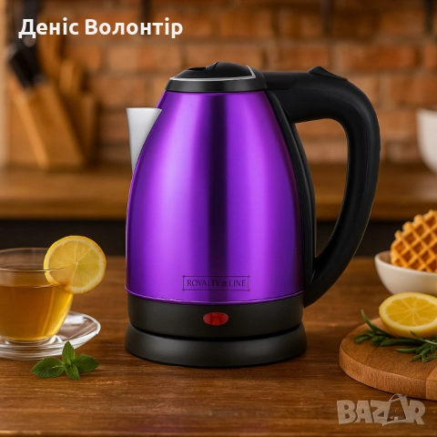 Електрическа кана Royalty Line RL-SSK1.7L, 1500W, снимка 4 - Кани - 52435874