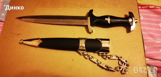 Немски кортик, нож сс реплика , снимка 9 - Антикварни и старинни предмети - 44989475