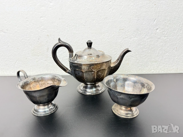 Посребрен сервиз за чай - Шефилд, Англия. №8055