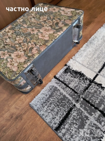 куфар от еко кожа и текстил за 10 евро, снимка 4 - Куфари - 54062492