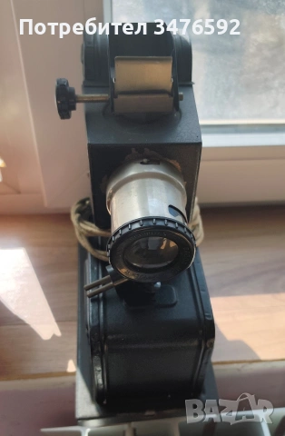 Стар руски Филмоскоп (Диапроектор) ФГК-49, 1950г. - Сделано в СССР, снимка 4 - Антикварни и старинни предмети - 53616615