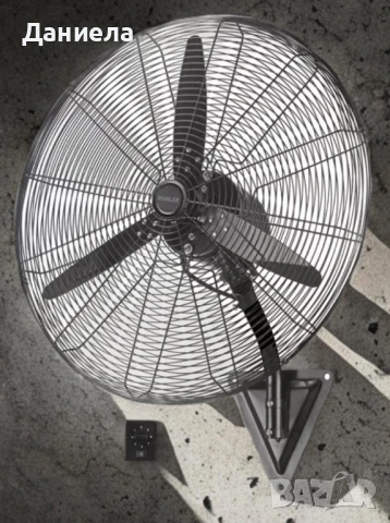 Вентилатор стенен 26''/30" Muhler, 160W, индустриален, снимка 2 - Вентилатори - 50563633