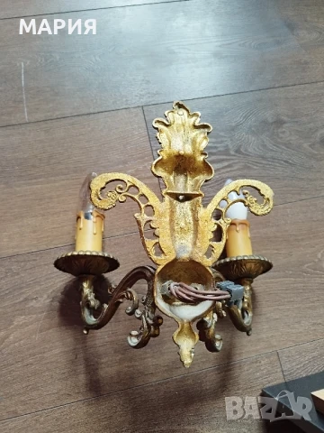 Страхотен бронзов двоен аплик, снимка 8 - Антикварни и старинни предмети - 51389623