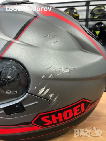 Mото каска SHOEI GT-AIR ,M 57-58 см.вградени очила,плака за визьора, снимка 4 - Аксесоари и консумативи - 46663391