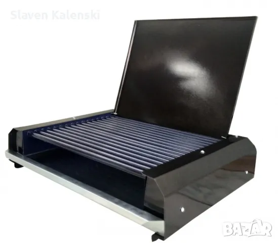 Електрическа скара, 2400W с капак, металокерамика, снимка 1 - Скари - 49301873