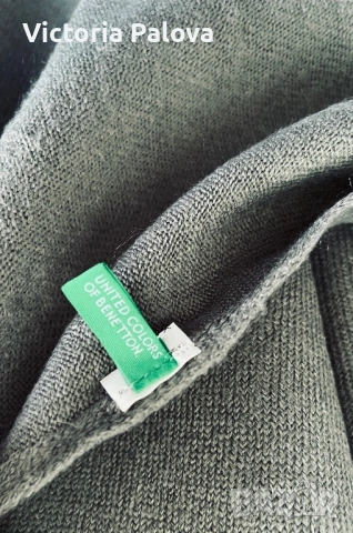 Голям тънък шал UNITED COLORS OF BENETTON , снимка 5 - Шалове - 53014055