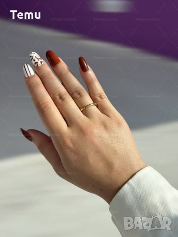 Нежен дамски пръстен от медицинска стомана тип халка, снимка 2 - Пръстени - 46113272