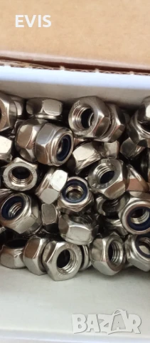 Гайка стопорна M10 – неръждаема, DIN 985 (A2),100бр.